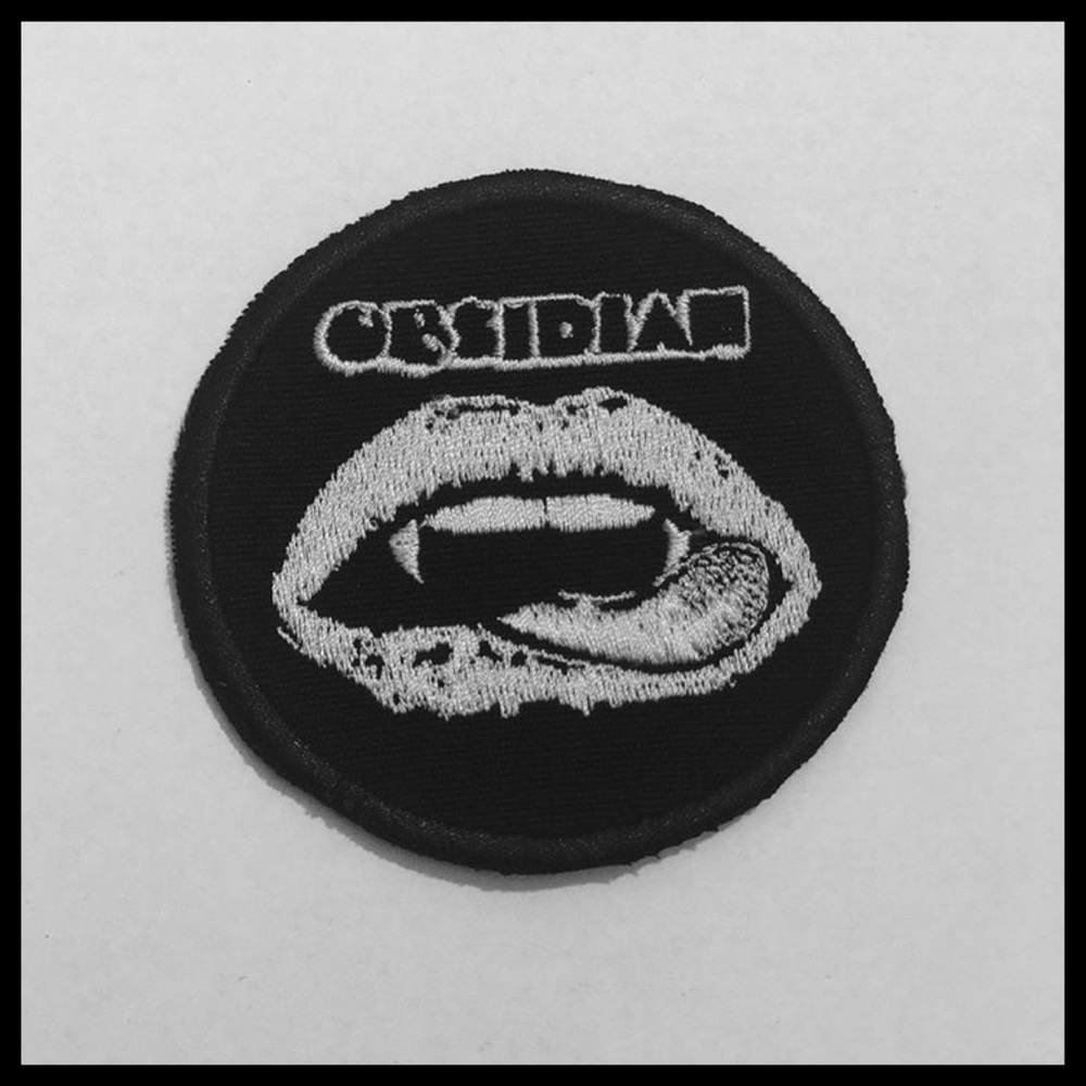 Vampire fangs patch from band OBSIDIAN - Picture 3 of 10